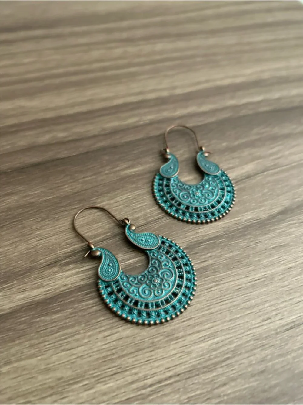 Boho hoop earrings Q1311